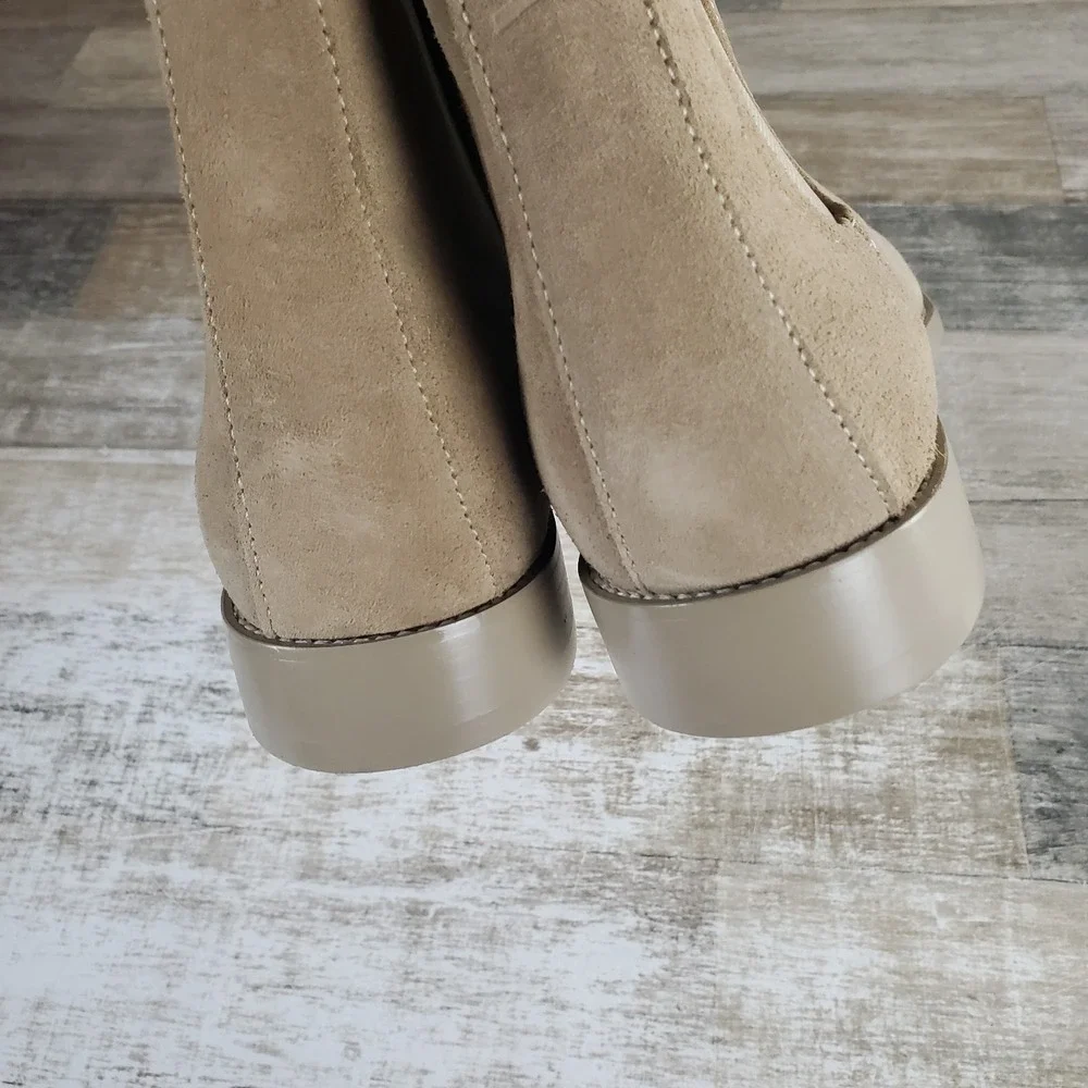 Saint‎ Morta Mens Nomad Chelsea Boots Size 9 Tan Suede Slip On Casual Dress Boot